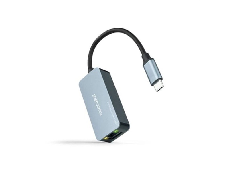Адаптер за USB-C към DVI NANOCABLE 10.03.0410 Сив