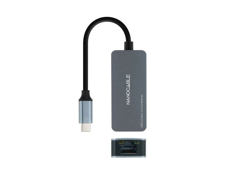 Адаптер за USB-C към DVI NANOCABLE 10.03.0410 Сив