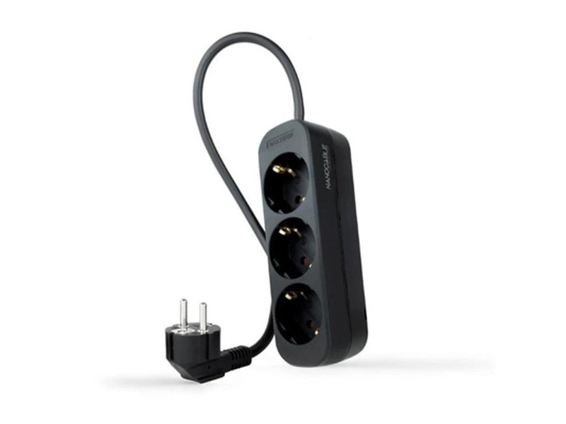 Олово NANOCABLE 10.38.0003-NS-BK 3680 W 250 V 1,4 m