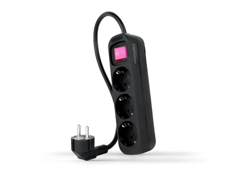 Олово NANOCABLE 10.38.0003-BK 3680 W 250 V 1,4 m