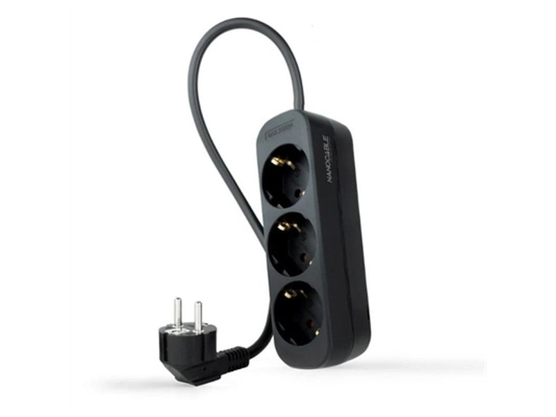 Олово NANOCABLE 10.37.0004-NS-BK 3680 W 250 V 1,4 m