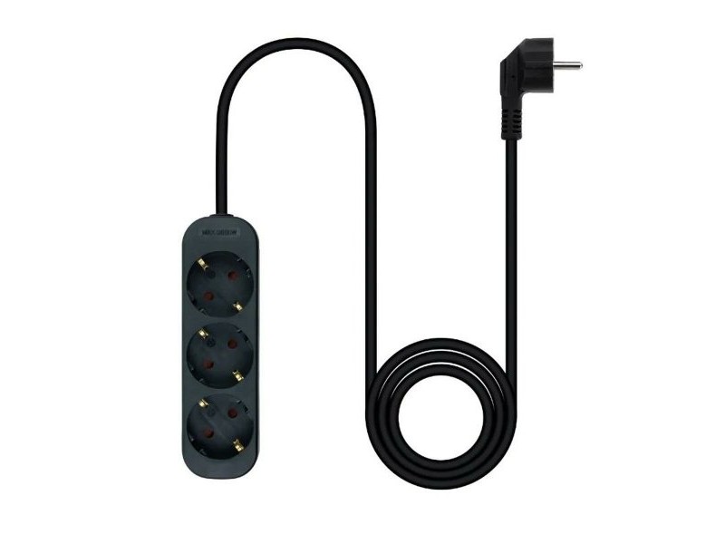 Олово NANOCABLE 10.37.0004-NS-BK 3680 W 250 V 1,4 m