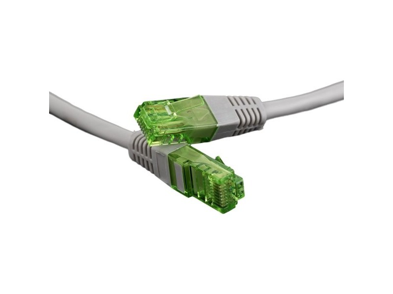 Твърд RJ45 кабел категория 6 UTP NANOCABLE AWG26 Сив 30 m