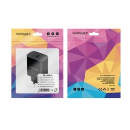 Зарядно за стена NANOCABLE 10.10.2010 Черен