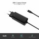 Зарядно за стена TooQ TQLC-USBCGAN65PD-C Черен 65 W