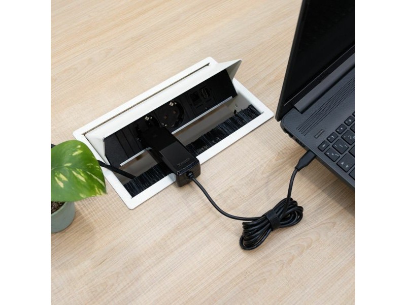 Зарядно за стена TooQ TQLC-USBCGAN65PD-C Черен 65 W