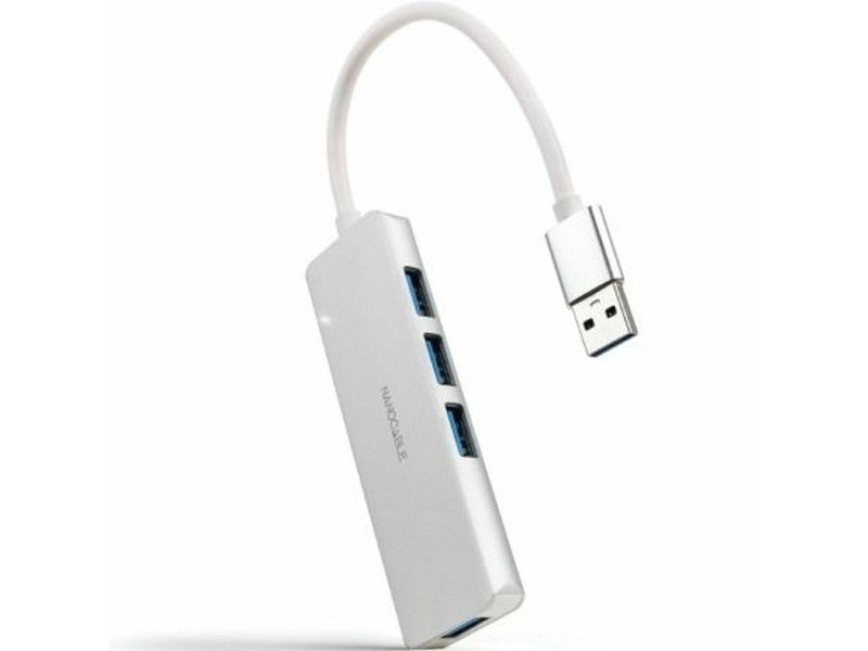 USB извод NANOCABLE 10.16.4602 Сребрист