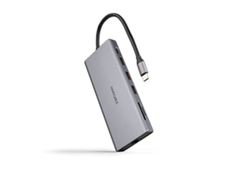 USB извод NANOCABLE 10.16.4612 Сив 100 W