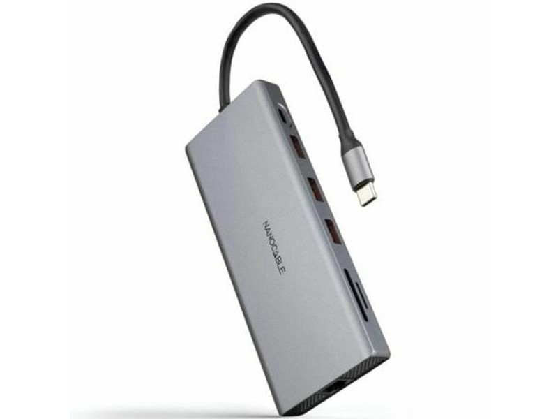USB извод NANOCABLE 10.16.4612 Сив 100 W