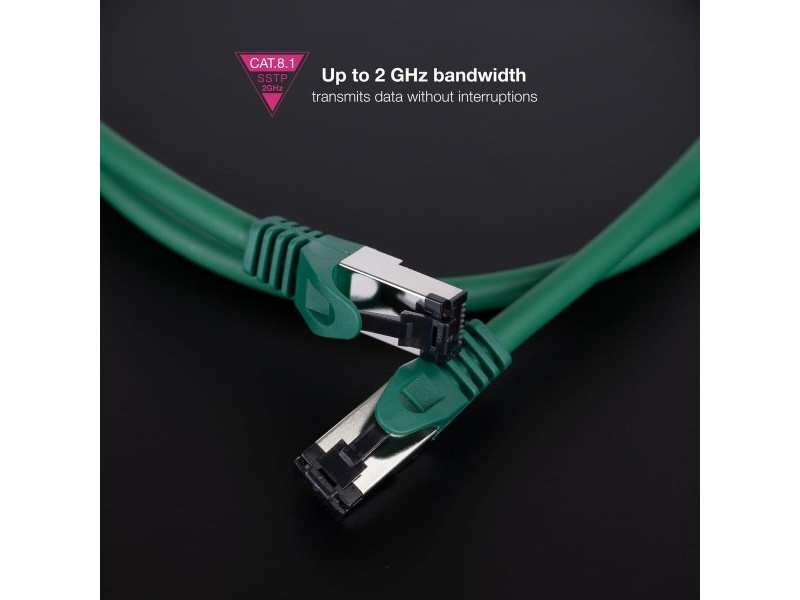 USB Cable NANOCABLE 10.20.2002-GR Зелен 2 m