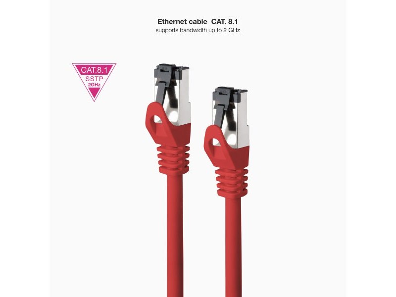 USB Cable NANOCABLE 10.20.2002-R Червен 2 m