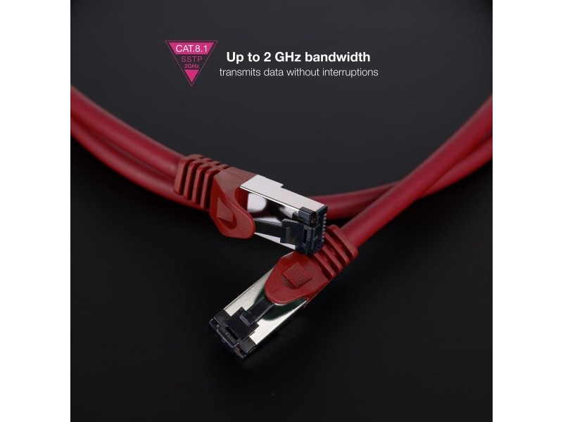 USB Cable NANOCABLE 10.20.2002-R Червен 2 m