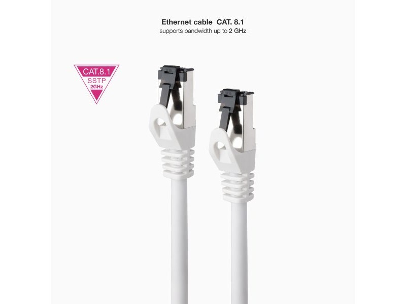 USB Cable NANOCABLE 10.20.2002-W Бял 2 m