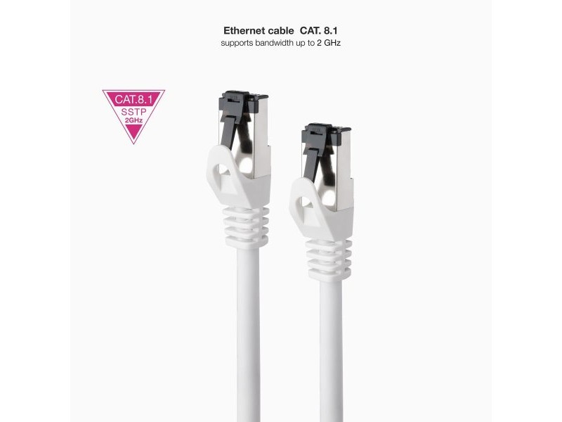 USB Cable NANOCABLE 10.20.2002-W Бял 2 m
