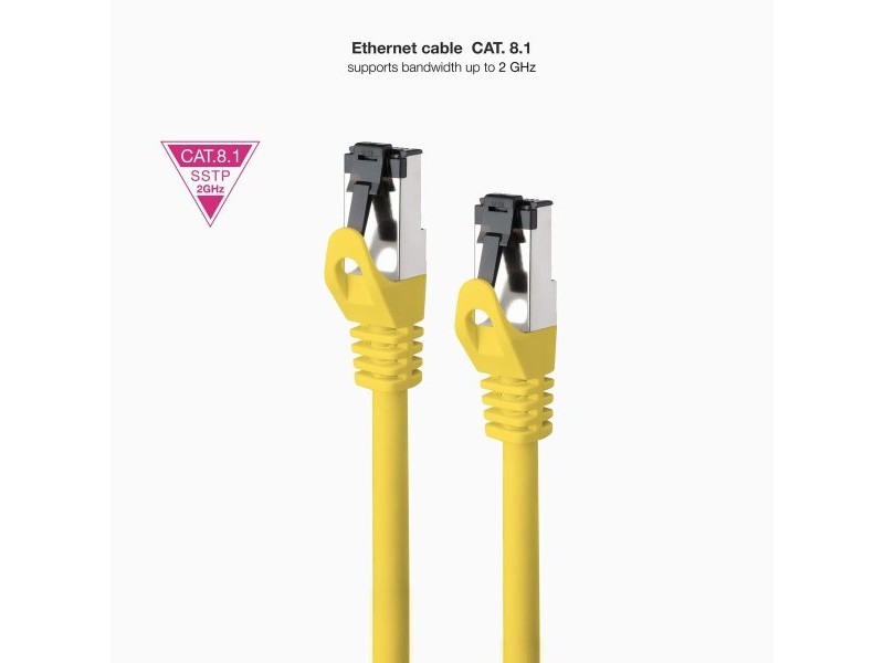USB Cable NANOCABLE 10.20.2002-Y Жълт 2 m