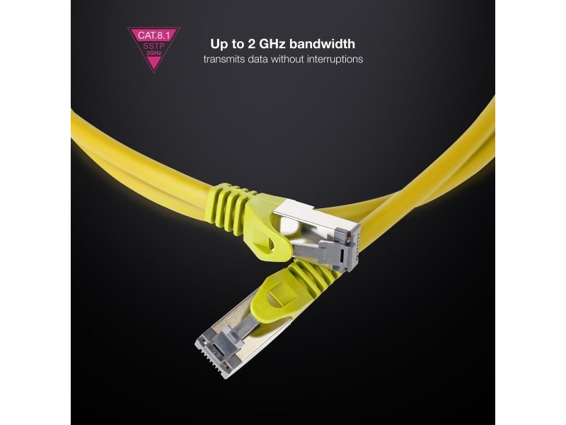USB Cable NANOCABLE 10.20.2002-Y Жълт 2 m