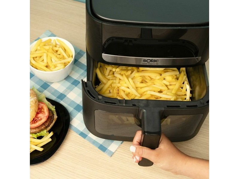 въздушен фритюрник Solac FA1801 Черен