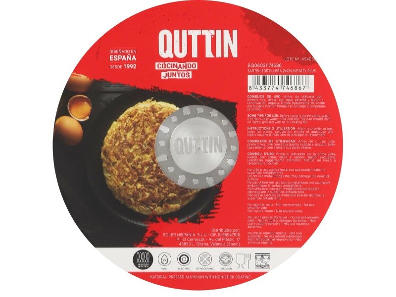Тиган за Омлети Quttin Infinity Plus