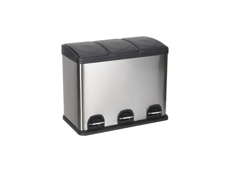 Кошче за Рециклирани Отпадъци Confortime Неръждаема стомана 45 L