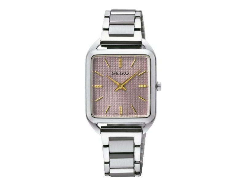 Мъжки часовник Seiko SWR077P1 Розов Сребрист