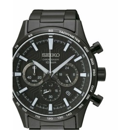 Мъжки часовник Seiko SSB415P1 Черен