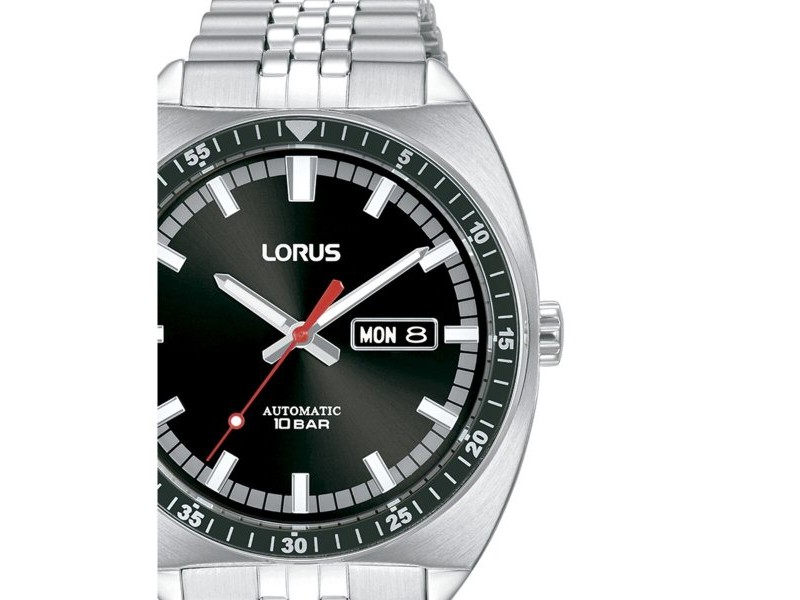 Мъжки часовник Lorus RL439BX9 Черен Сребрист