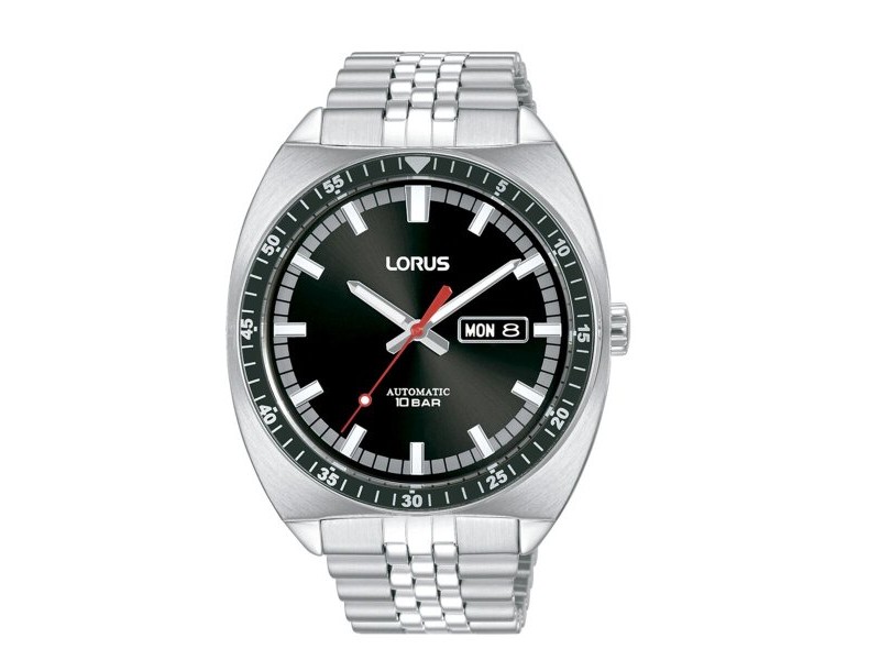 Мъжки часовник Lorus RL439BX9 Черен Сребрист