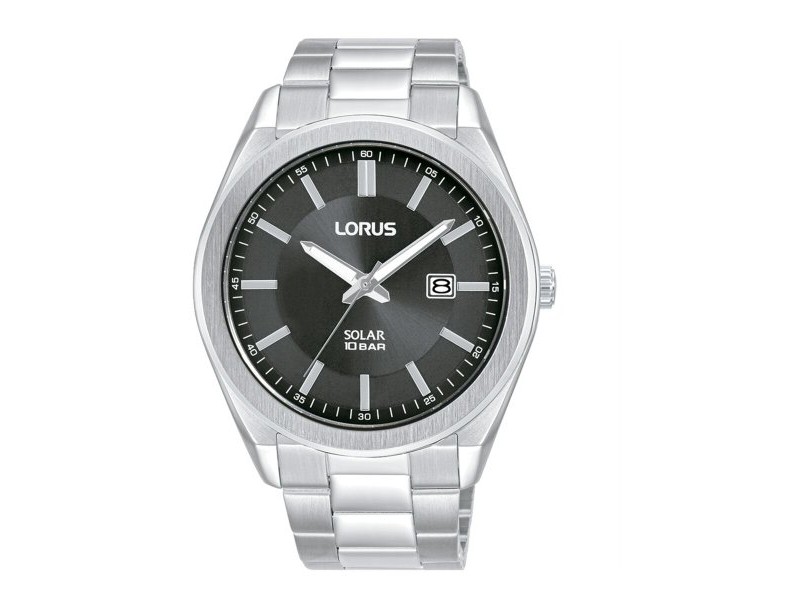 Мъжки часовник Lorus RX351AX9 Черен Сребрист