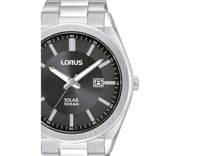 Мъжки часовник Lorus RX351AX9 Черен Сребрист
