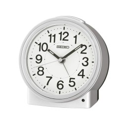 Часовник с аларма Seiko QHE199S Сребрист