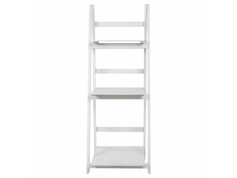 Лавица Alexandra House Living Бял Дърво от пауловния Дървен MDF 38 x 115 x 41 cm Стълба