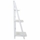 Лавица Alexandra House Living Бял Дърво от пауловния Дървен MDF 38 x 115 x 41 cm Стълба