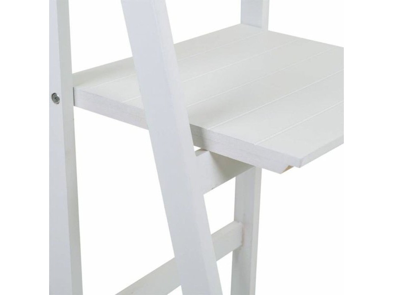 Лавица Alexandra House Living Бял Дърво от пауловния Дървен MDF 38 x 115 x 41 cm Стълба