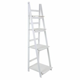 Лавица Alexandra House Living Бял Дърво от пауловния Дървен MDF 38 x 150 x 41 cm Стълба