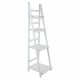 Лавица Alexandra House Living Бял Дърво от пауловния Дървен MDF 38 x 150 x 41 cm Стълба