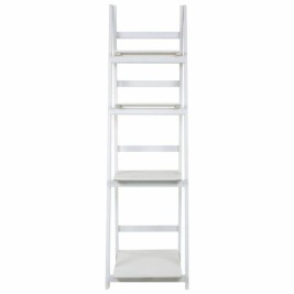 Лавица Alexandra House Living Бял Дърво от пауловния Дървен MDF 38 x 150 x 41 cm Стълба