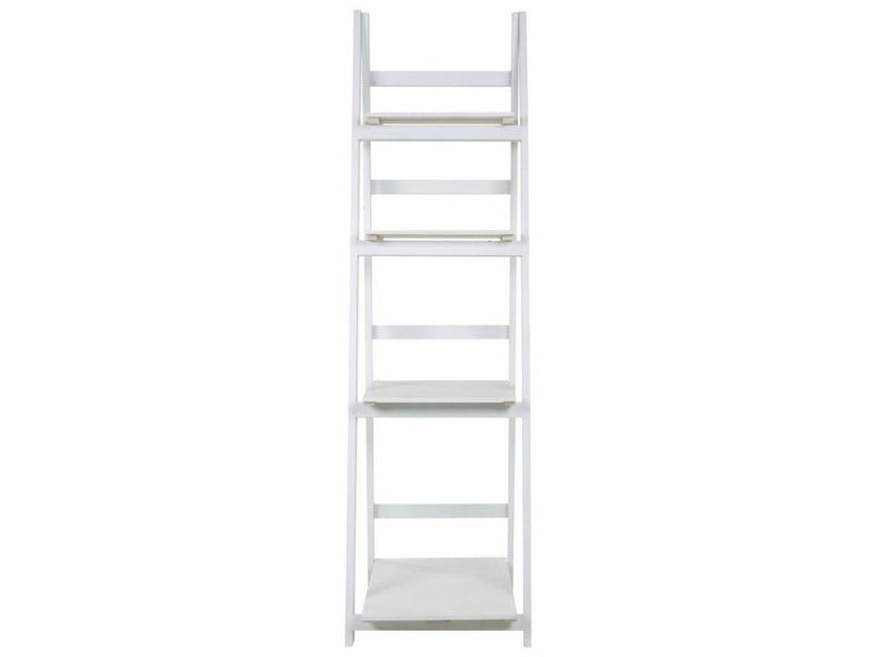 Лавица Alexandra House Living Бял Дърво от пауловния Дървен MDF 38 x 150 x 41 cm Стълба