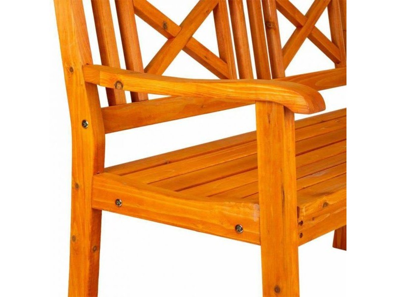 Пейка Alexandra House Living Оранжев Cмърч 65 x 68 x 120 cm