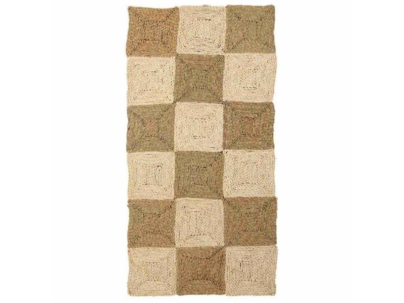 Килим Alexandra House Living Естествен 180 x 90 cm Квадратен