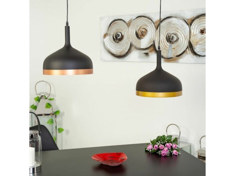 Полилей Alexandra House Living Черен Златен