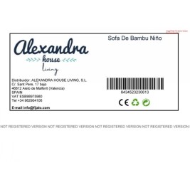 Фотьойл Alexandra House Living Естествен 30 x 48 x 62 cm Детски