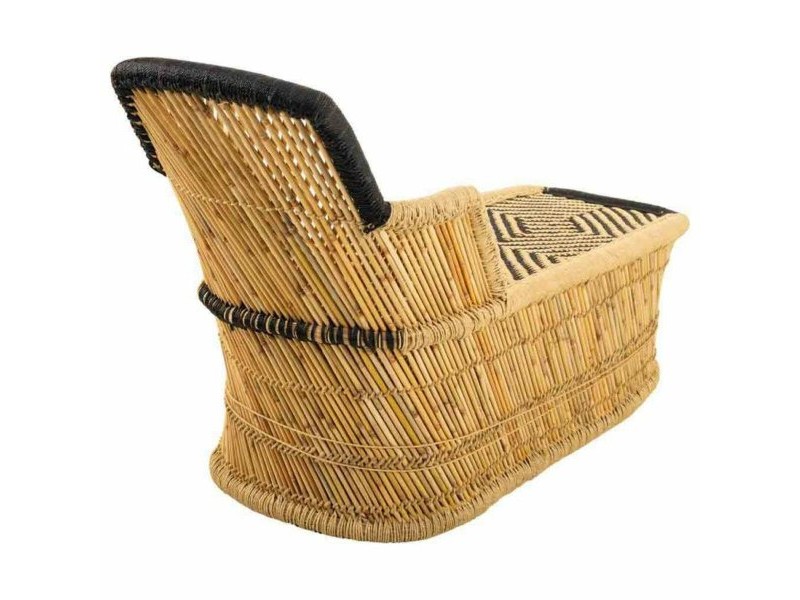Lamamistool Alexandra House Living Черен Естествен 48 x 78 x 110 cm Lamamistool Alexandra House Living Черен Естествен 48 x 78 x 110 cm