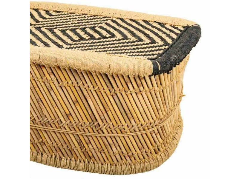 Lamamistool Alexandra House Living Черен Естествен 48 x 78 x 110 cm Lamamistool Alexandra House Living Черен Естествен 48 x 78 x 110 cm