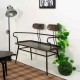 Пейка Alexandra House Living Кафяв Метал 53 x 88 x 122 cm