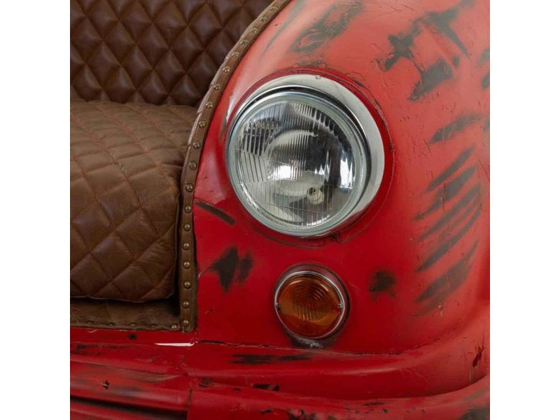 Фотьойл Alexandra House Living Кафяв Червен Кола 68 x 68 x 157 cm