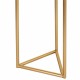 Саксия Alexandra House Living Черен Златен Метал 23 x 60 x 23 cm С опора