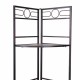 Ъглови Шкафове Alexandra House Living Черен Златен Метал Дървен MDF 36 x 165 x 50 cm
