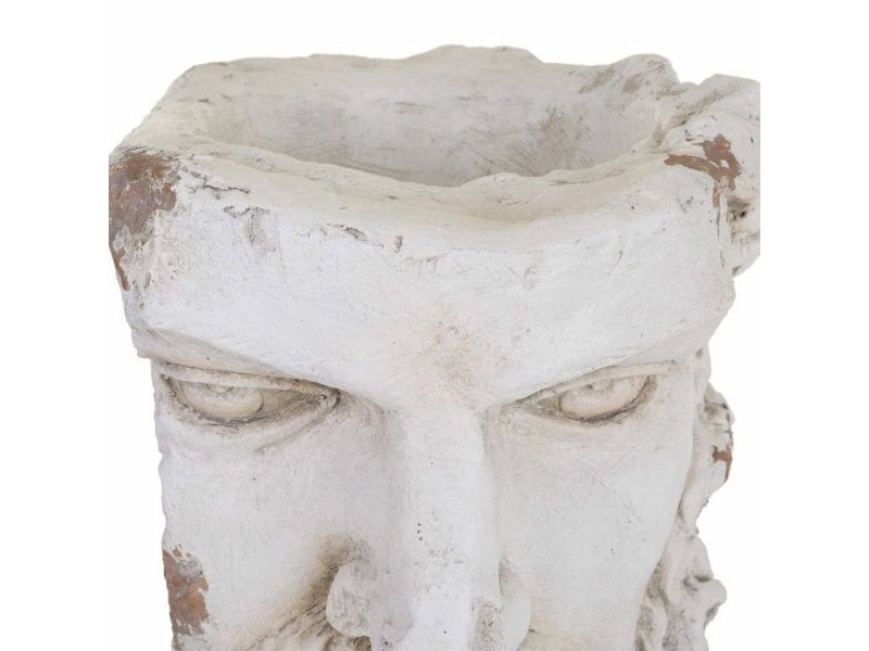 Саксия Alexandra House Living Classic Бял Магнезиев 27 x 40 x 35 cm
