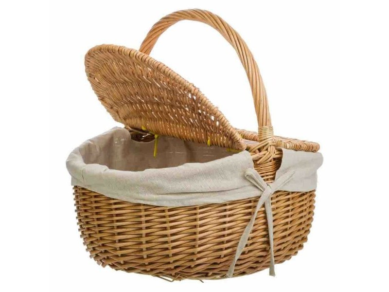 Кошница за Пикник Alexandra House Living плетена ракита Върбово дърво 32 x 37 x 41 cm Естествен Кошница за Пикник Alexandra House Living плетена ракита Върбово дърво 32 x 37 x 41 cm Естествен