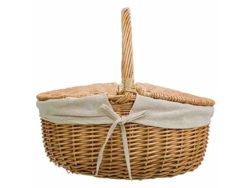 Кошница за Пикник Alexandra House Living плетена ракита Върбово дърво 32 x 37 x 41 cm Естествен Кошница за Пикник Alexandra House Living плетена ракита Върбово дърво 32 x 37 x 41 cm Естествен